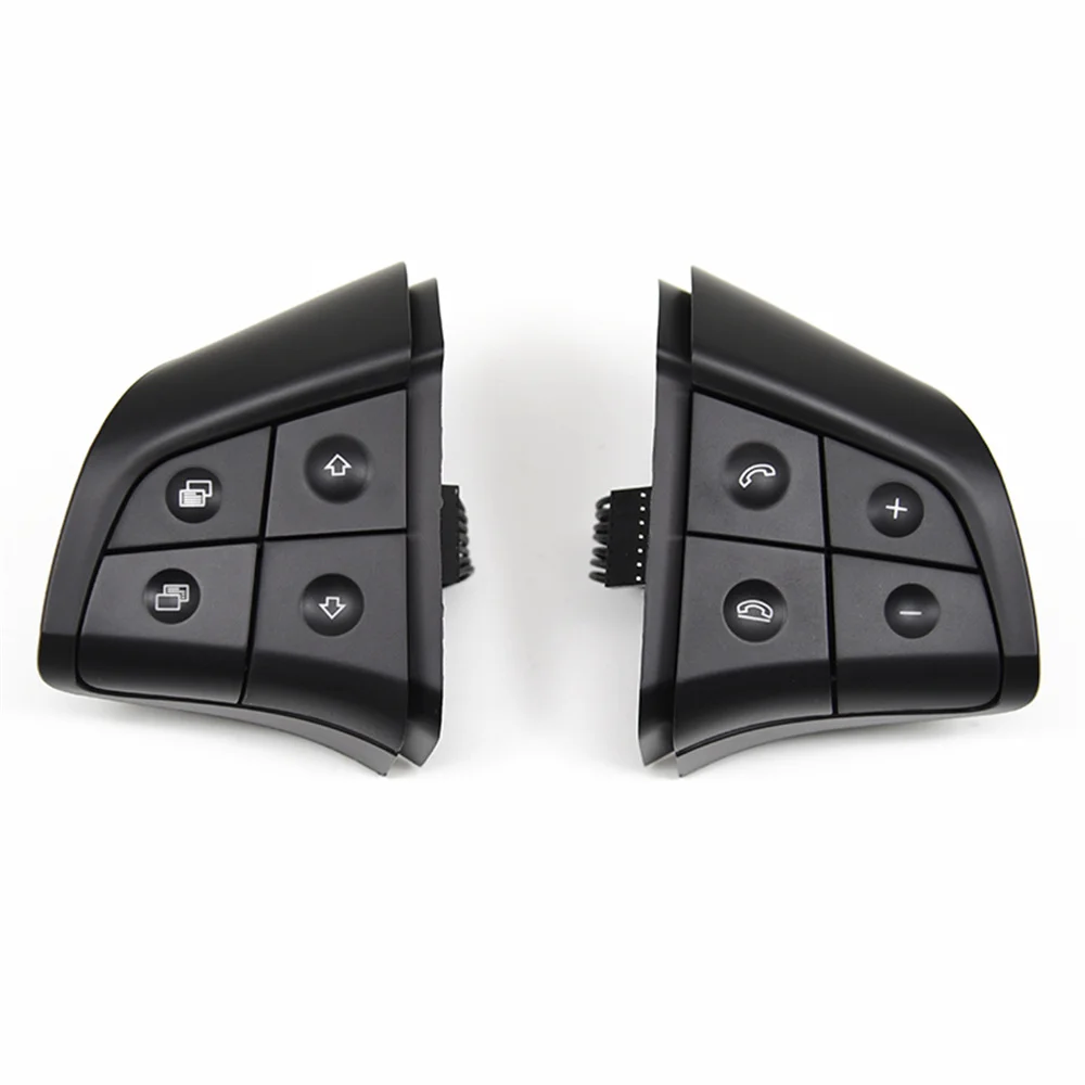 

1 пара 4-кнопочных переключателей управления рулевым колесом в сборе, подходит для Mercedes W164 W251 W245