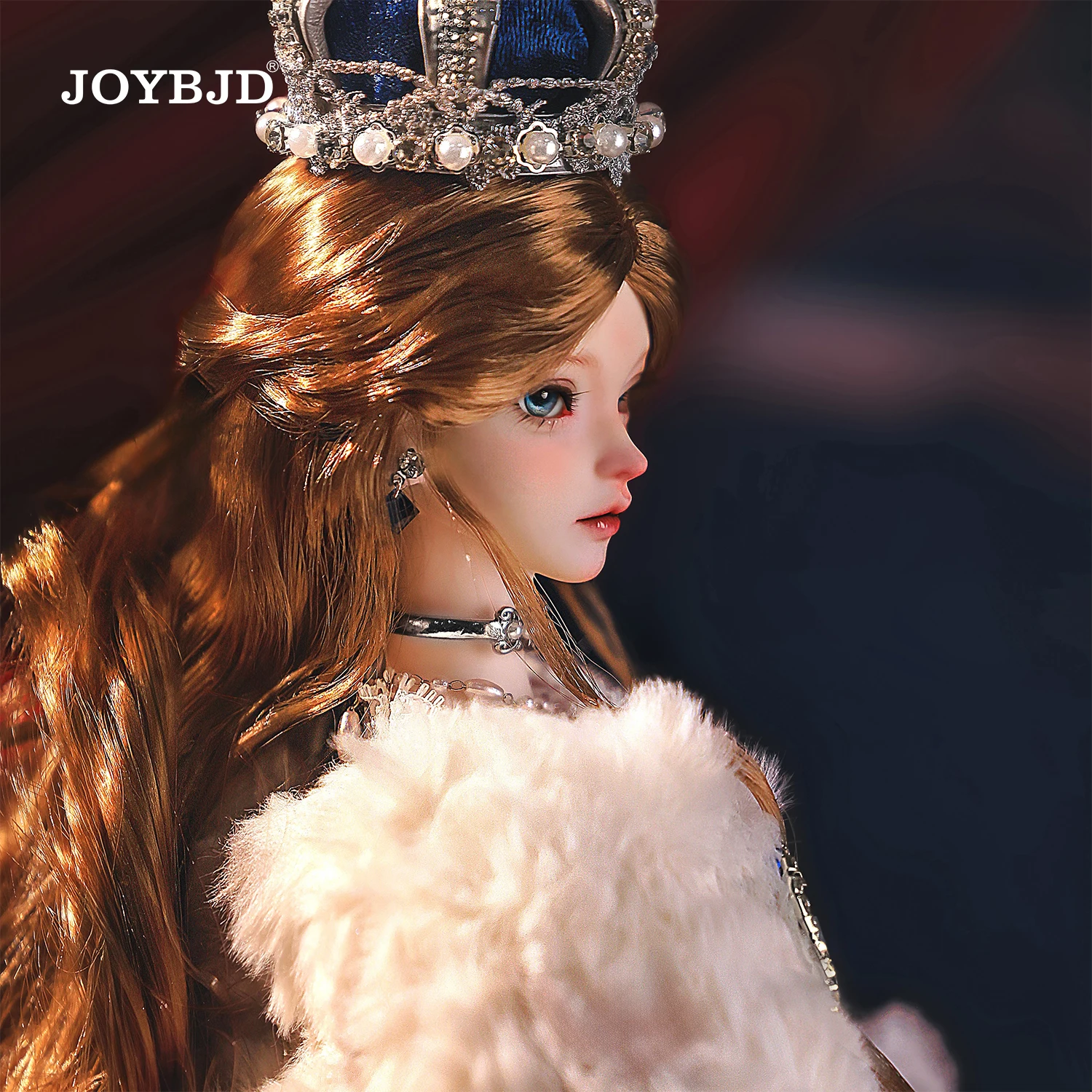 JOYBJD 1/4 Kael BJD دمية مجموعة كاملة خمر ملكة القرون الوسطى مع تاج Muxi الجسم الراتنج لعبة الشكل