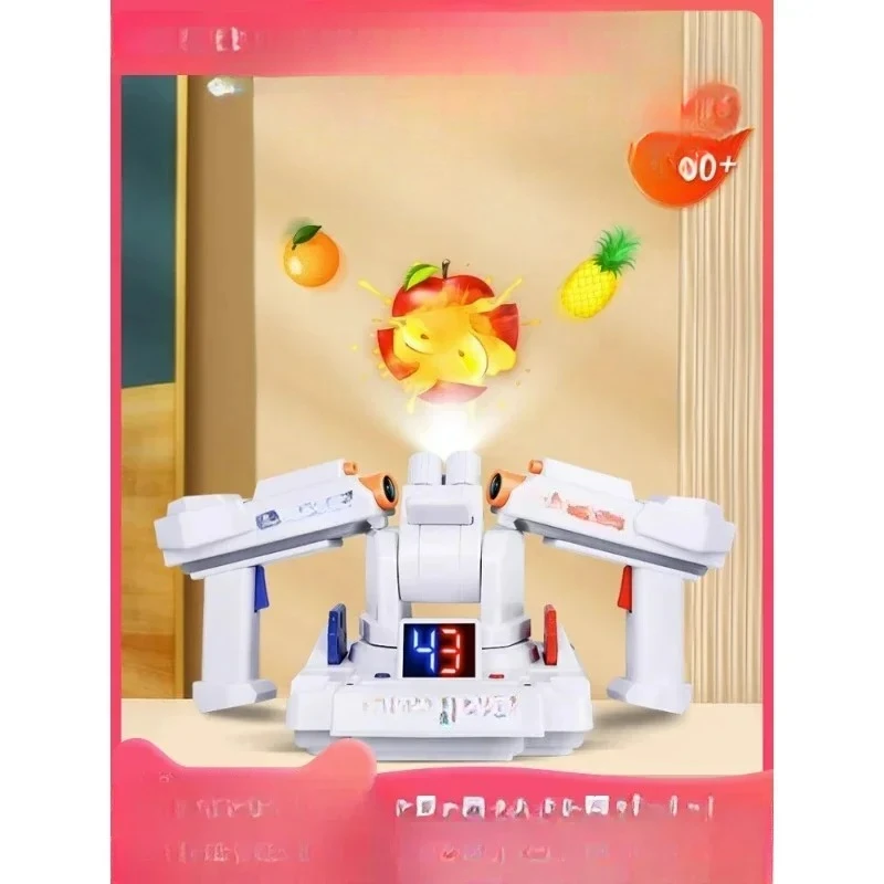 Factory Direct 2026 Toy Gun Sound Light Black Technology Shooting Battle Fruit SetHOT SALES