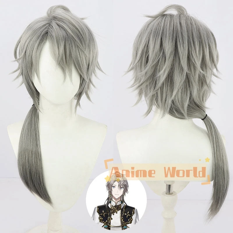 Virtual YouTuber Kaida Haru Battle Suit Cosplay Wig Halloween Christmas Woman Men Adult Wig