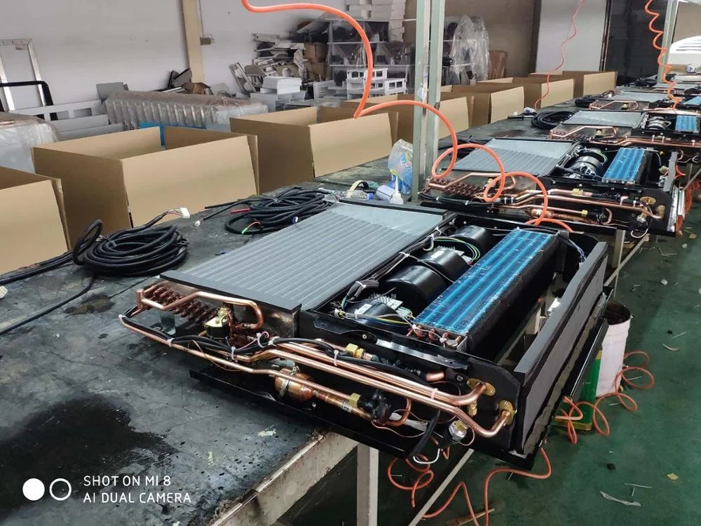 مكيف هواء فان قافلة مثبت على السطح 12 فولت