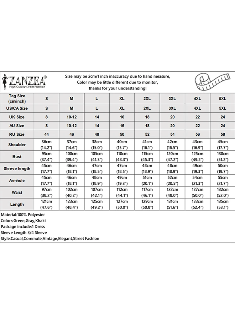 Elegant Women Dresses 2025 ZANZEA Summer Sundress Fashion O Neck 3/4 Sleeve Work Vestidos Bohemain Printed Holiday Midi Dresses