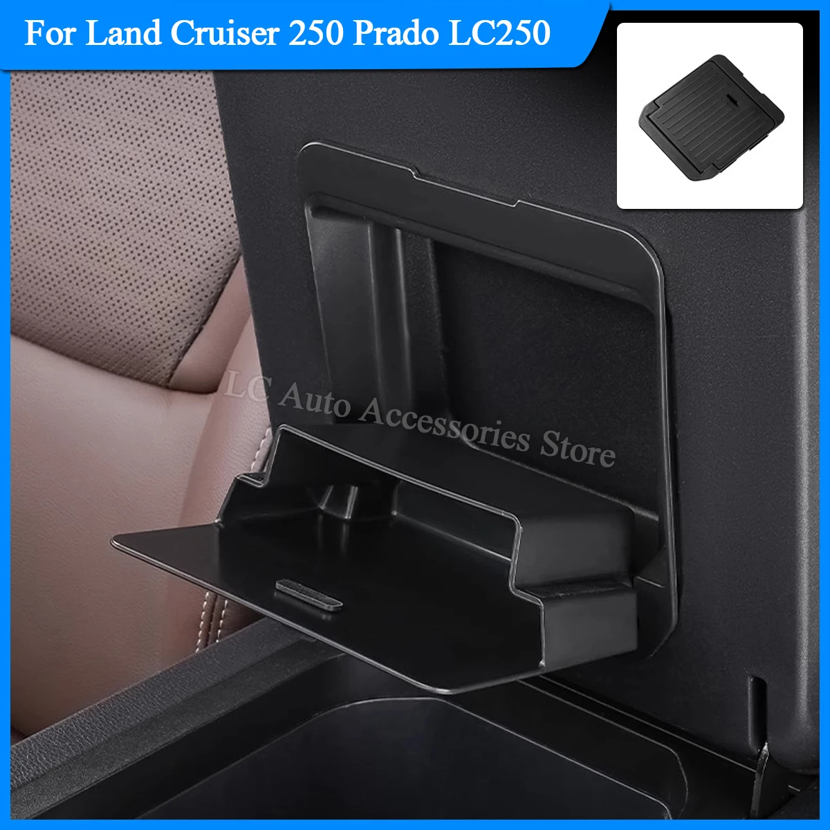 

For 2024-2026 Toyota Land Cruiser Prado LC250 Armrest Hidden Storage Box Center Console Organizer Privacy Compartment Tray