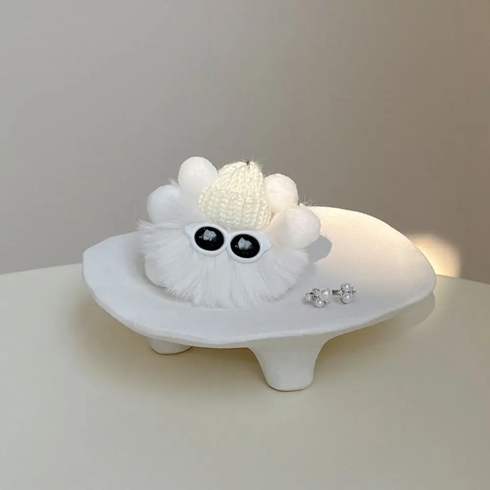 Irregular Ceramic Jewelry Storage Tray Creative Artistic Jewelry Display Rack Multi-Function Storage Plate