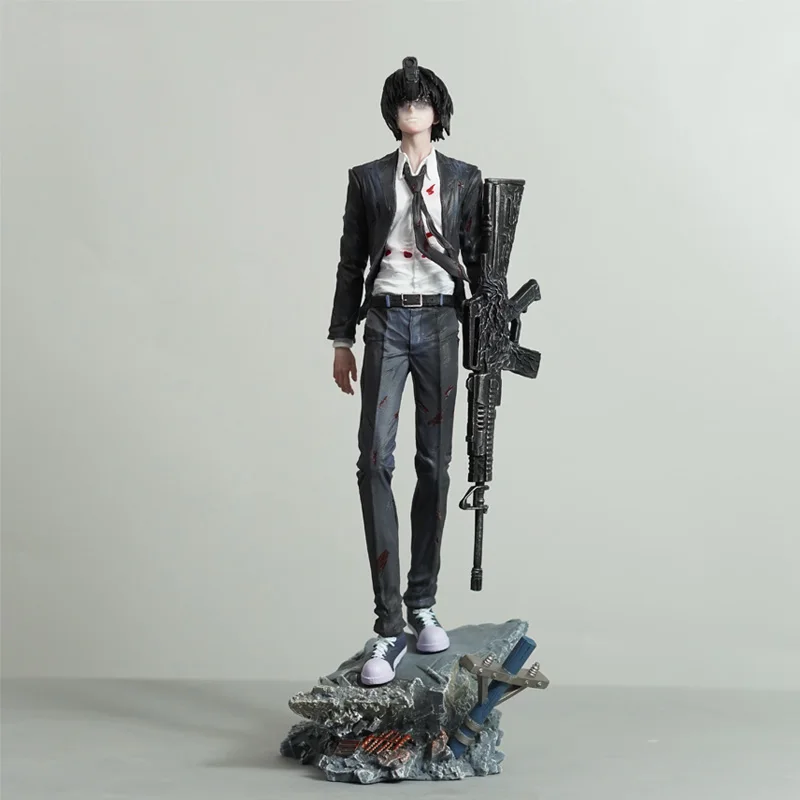 30cm Gun Devil Aki Hayakawa Anime Actionfiguren Modell PVC PC Gehäuse Dekoration Desktop Ornamente Sammlerstück Statue Trendiges Spielzeug Geschenk
