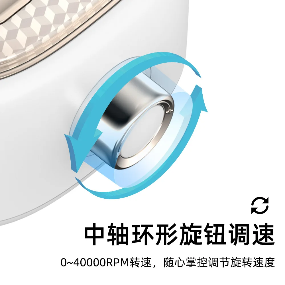 ماكينة طلاء أظافر جديدة عالية السرعة بدون فرش 40000، مزيل أظافر عالي الطاقة لصالونات الأظافر