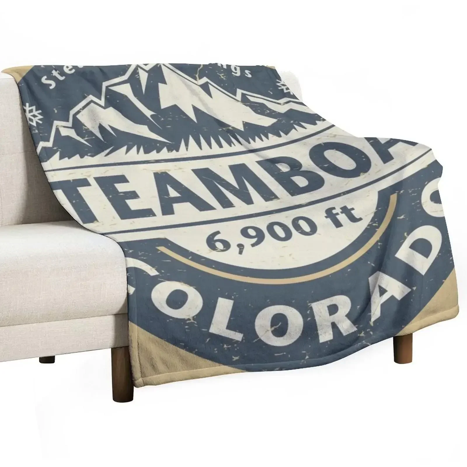 Steamboat Springs, Colorado Throw Blanket Custom Extra Large Throw Tourist For Baby wednesday Decorative Sofas Blankets