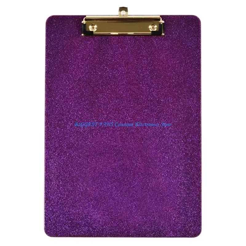 

Multifunctional Glittering Acrylic Clipboard Standard Size Office Writing Board