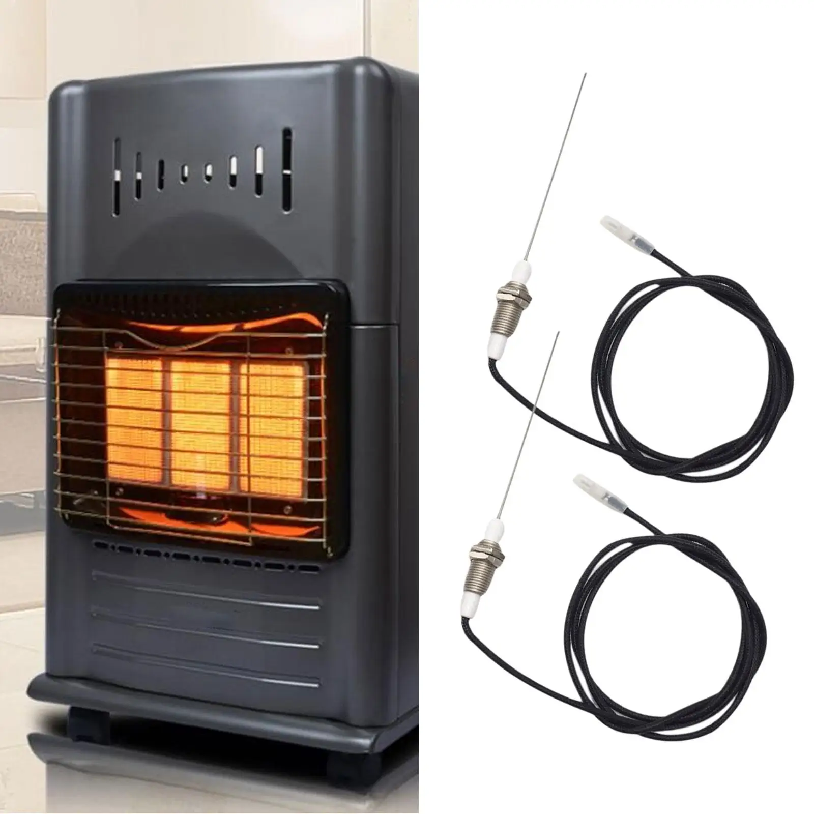 قطعتان من مشعل شرارة مع M10 ملولب لفرن مدفأة الغاز #4