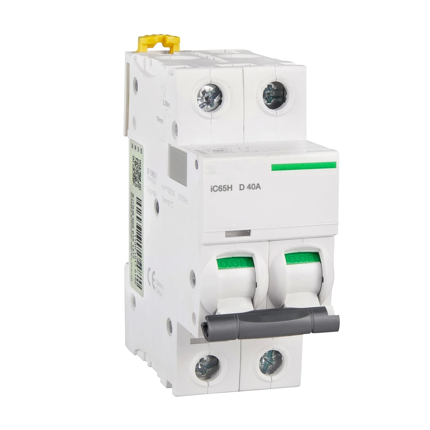 A9F29240 IC65H 2P D40A 2P | 40A | D | 10KA IC65 miniature circuit breaker