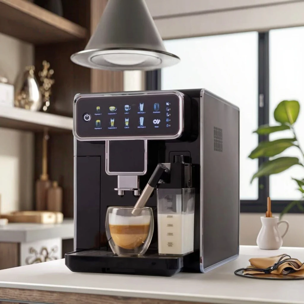 3 في 1 Cafeteras أفضل ماكينة صنع القهوة الأوتوماتيكية التجارية الإيطالية باريستا اسبريسو للمنزل