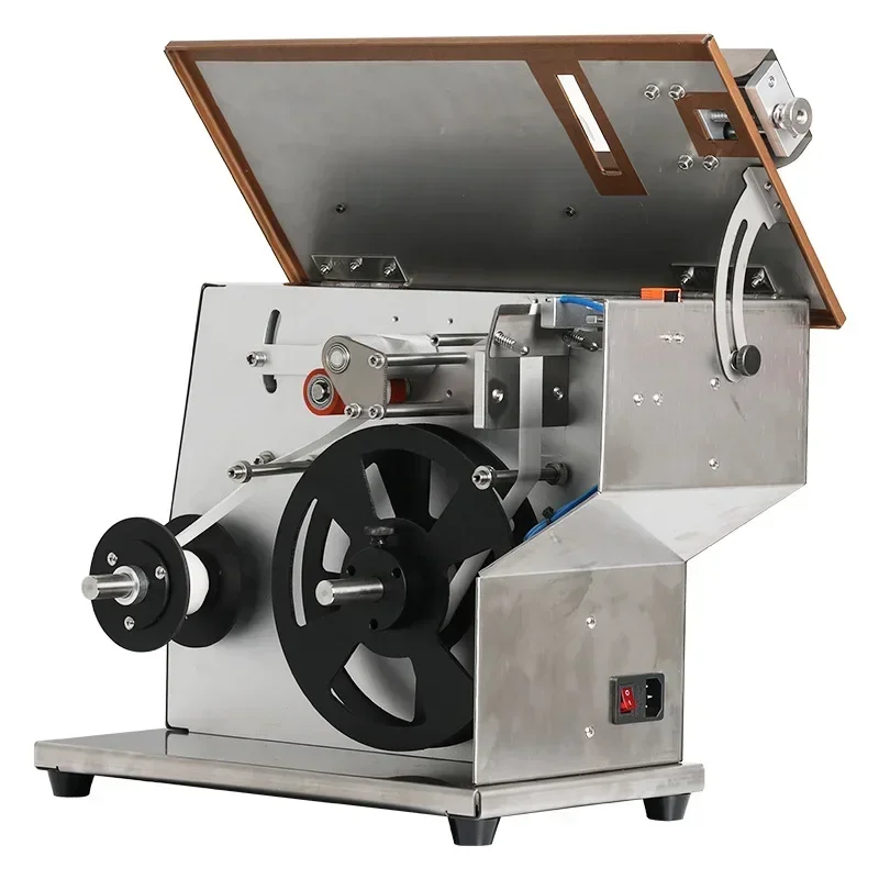 

Dry label square box, hand-push sealing, peeling and stripping label