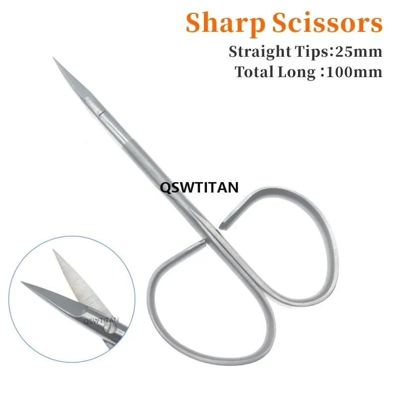 Twist Handle Separation Scissors Peel Pet Surgical Scissors Veterinary Surgery Blunt Scissors