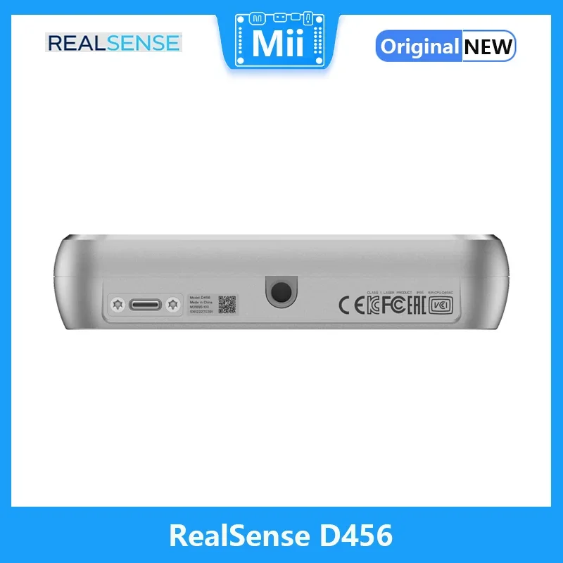 Câmera Intel-RealSense Profundidade, Câmera Binocular, Proteção IP65, D456, Infravermelho