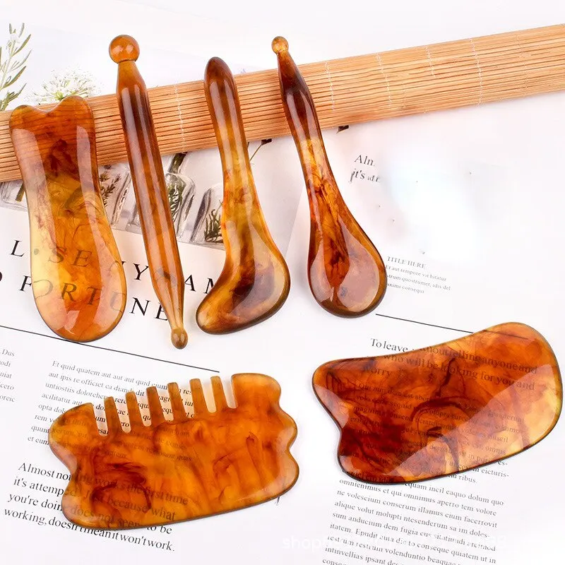 Resin Gua Sha Massage Kit 6