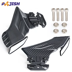 Sports Car Adjustable Reflector for R3 R25 R15V3 CBR650R 500R 400R Universal Motorcycle Carbon Color Fixed Wing Rearview Mirror
