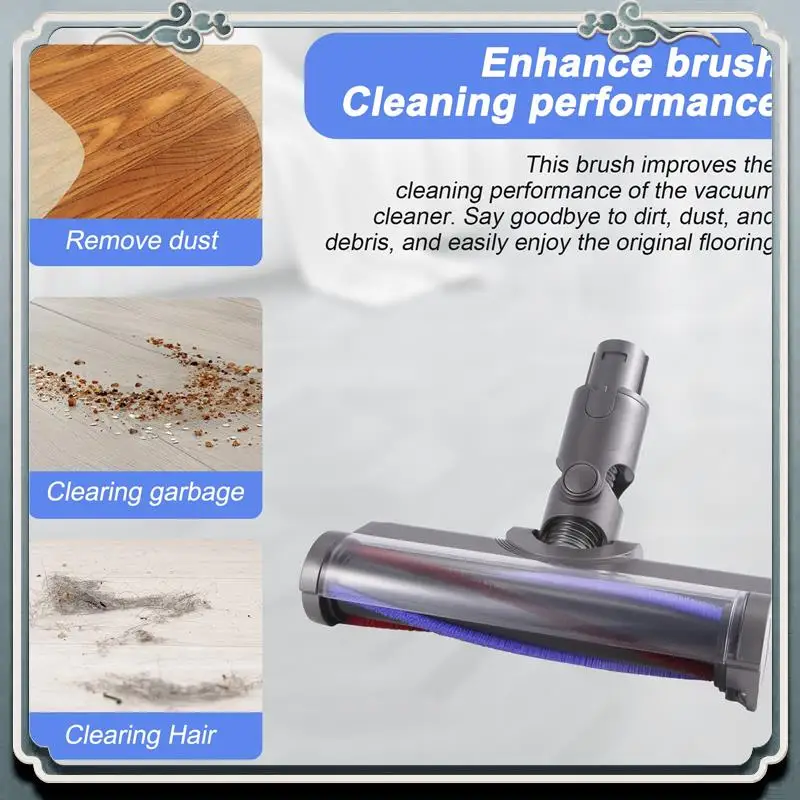 

Прочный беспроводной пылесос Dyson V6, DC58, DC59, DC61, DC62, DC74, с зелеными светодиодами, аксессуары для щетки для пола