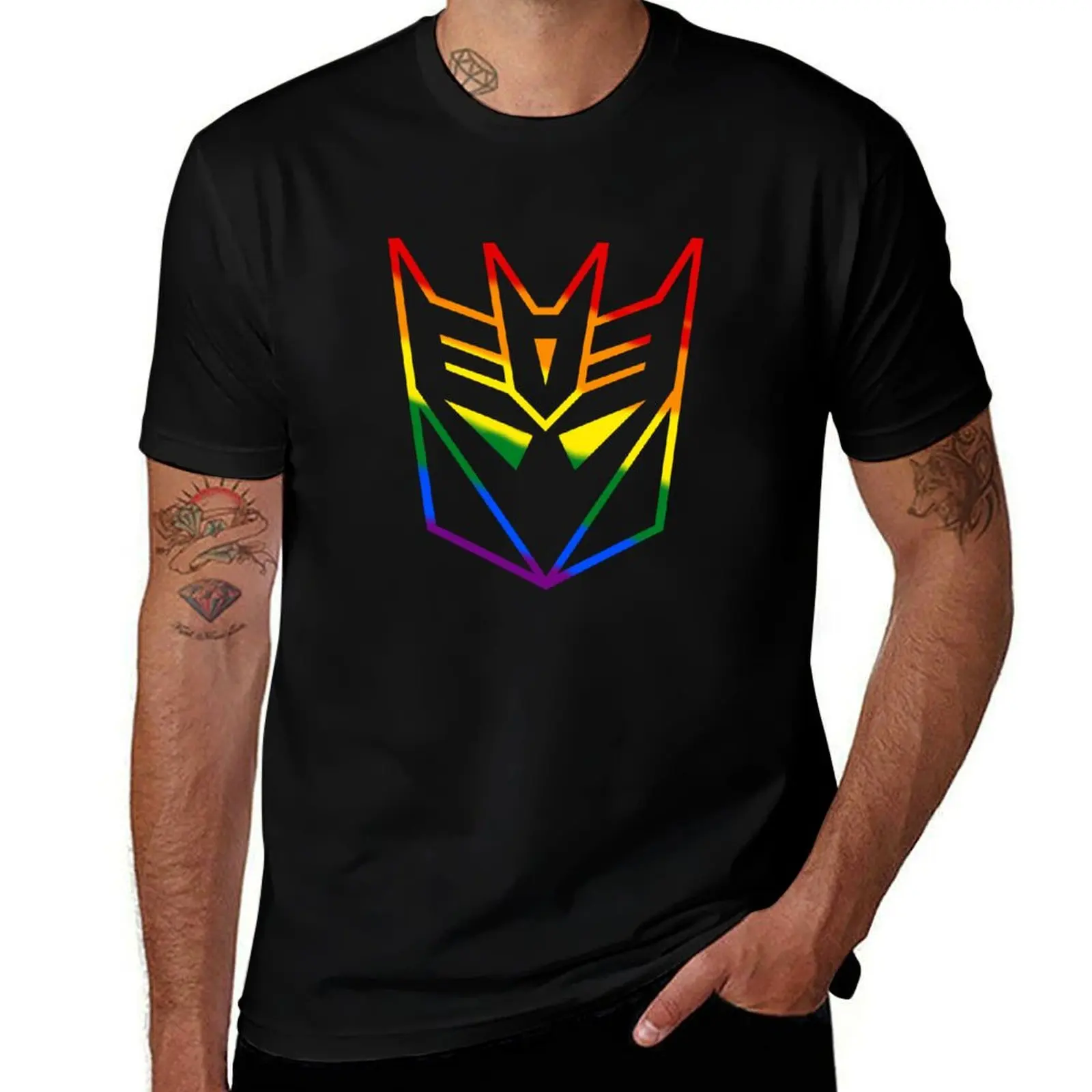 

QUEERCEPTICON T-Shirt aesthetic clothes summer shirt baggy shirts mens big and tall t shirts