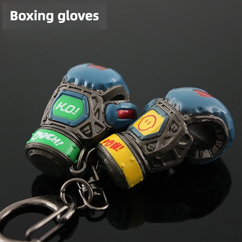 

boxing gloves Keychain with Cool Charm car decoration Bags & Backpacks Birthday Gift Birthday Toy for Kids