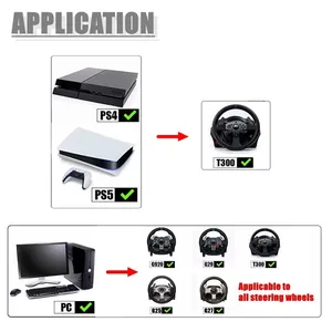 USB -Handsystem zum Ausführen von Spielen, Universal PC SIM, Thrustmaster T300, Rot, Schwarz, Blau, feste Teile, PS4, PS5 12 Hauptverkaufshandbrems -PC - №6