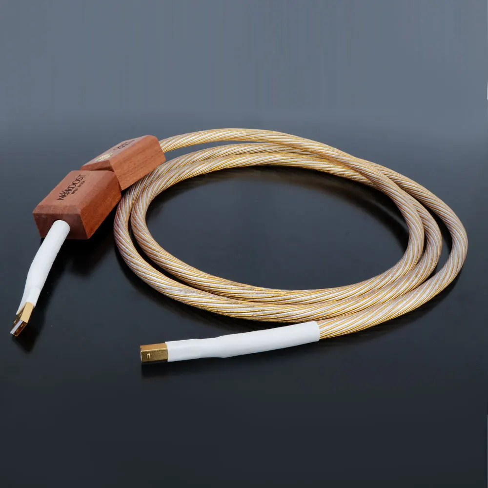 

Hi-End Nordost ODIN Gold USB 2.0 A to USB B Cord USB DAC Data Cable Hifi Audio USB Sound Card Connection Audio Sound Wire