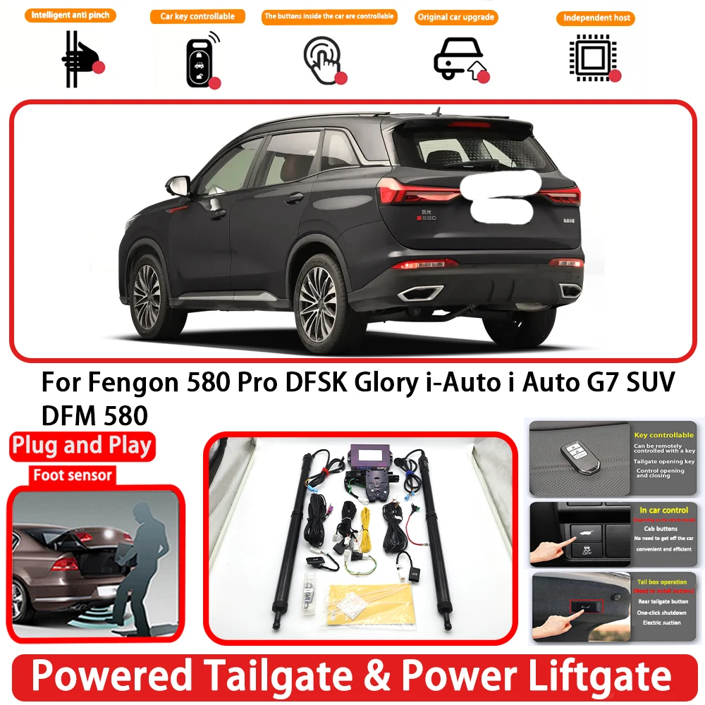 for Fengon 580 Pro DFSK Glory i-Auto i Auto G7 SUV DFM 580 OEM Auto Powered Tailgate Power Liftgate Rear Trunk Opener System
