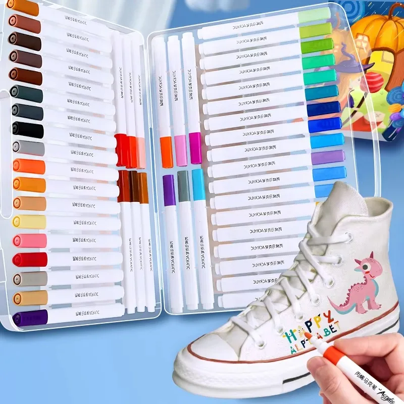

12 24 36 48 60 Color Manga Sketch Marker for Kids Graffiti Art Watercolor Pen for School Supplies Stationery Creative Gift Tool