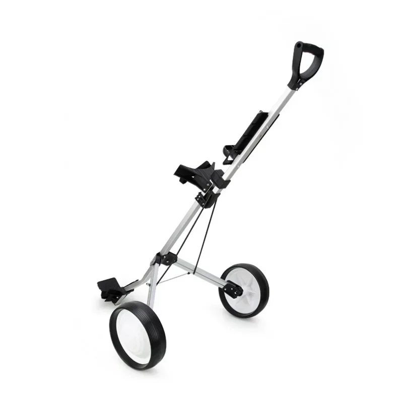 PGM golf two wheeled golf cart foldable hand push pull golf cart  course