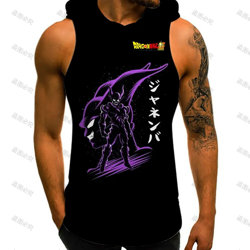 Men\'s T-shirts Hooded T-shirt Vegeta Dragon Ball Z Custom Tank Top Men 2022 Harajuku Style Sleeveless Shirt Man Gym Summer New