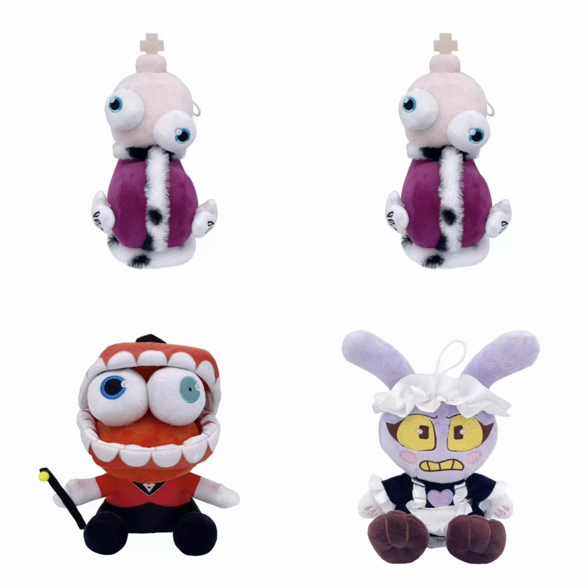 Novo Estilo de Boneca de Pelúcia: Conjunto de Coelha de Pelúcia, Brinquedo Macio, Presente de Aniversário Infantil, Decoração para Quarto e Casa, Companheiro Coelha Roxa