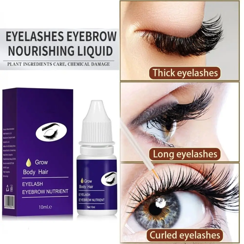 10 ml Augenbrauen Wachstum Serum Enhancer Wimpern Wachstum Pflegende Wimpern Ernährung Flüssigkeit Mini Feuchtigkeitsspendende Wimpern Wachstum Essenz