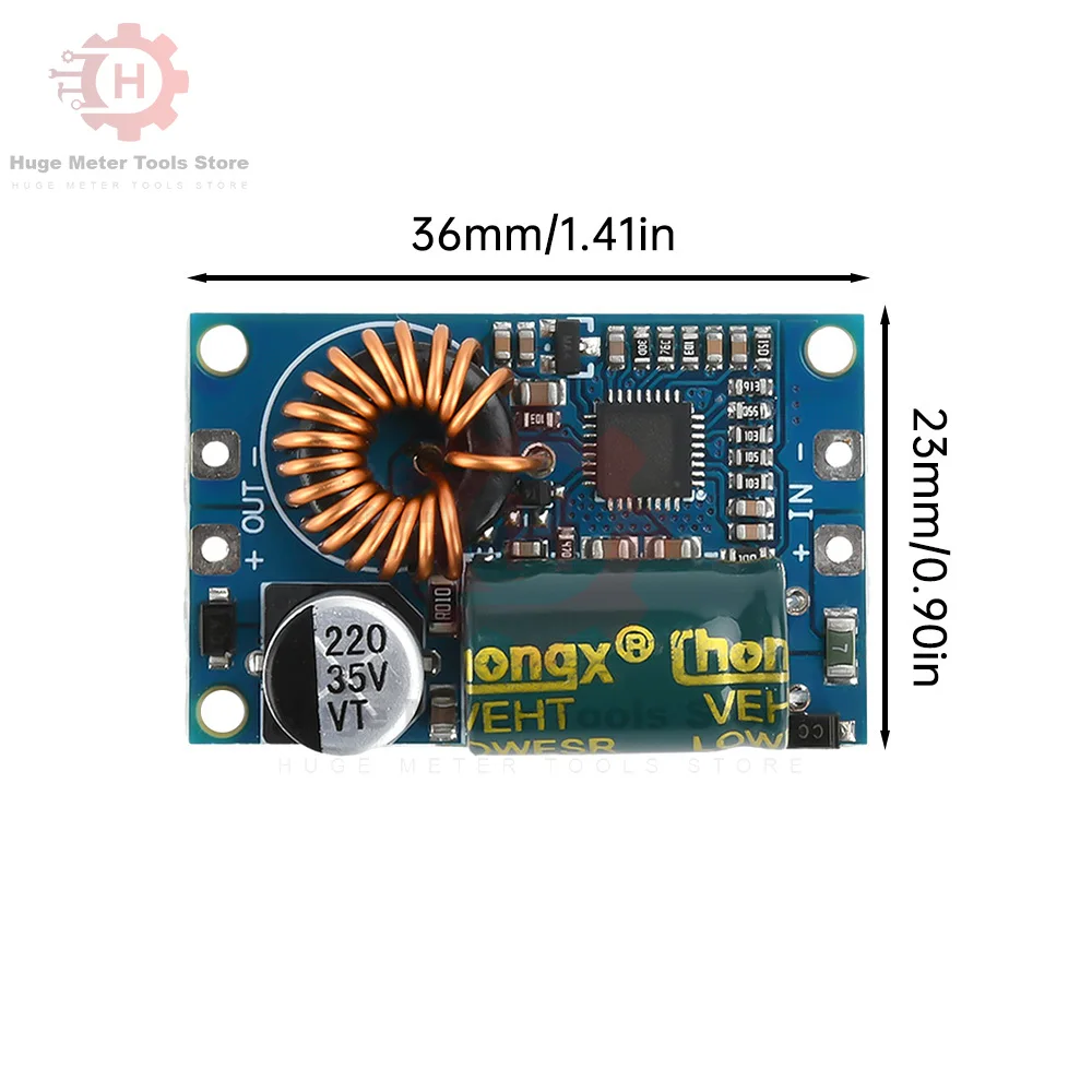 5A DC-DC Buck Module 60V 48V 36V 24V to 5V12V Step Down Adjustable Power Supply Module LED Lithium Charger With Heat Sink