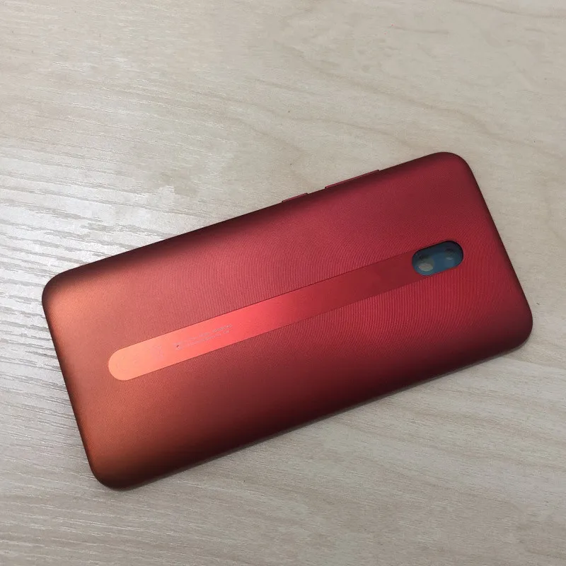 Redmi8A Battery Back Cover For Xiaomi Redmi 8A 8 A Rear Housing Plastic Case Replace Repair Spare Parts + Side Keys