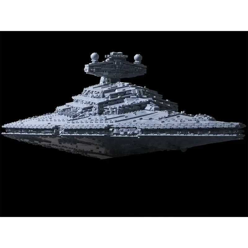 MOC-23556 الفيلم الكلاسيكي ISD العاهل سفينة الفضاء العملاقة اللبنات نموذج 11353 PartsMOC الإبداعية عيد ميلاد لعبة هدية للبنين أطفال
