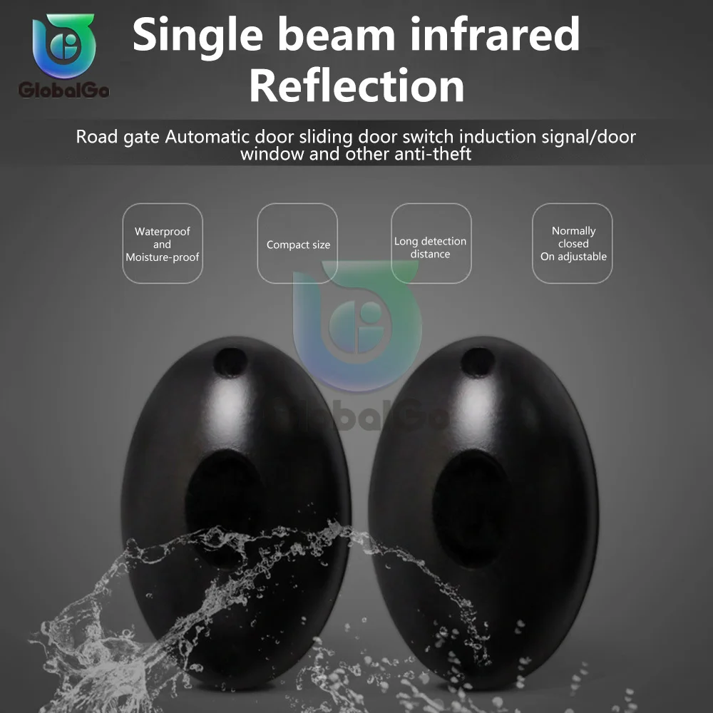 DC12-24V Safety wired photocell infrared sensor for automatic doors and gate garage openers