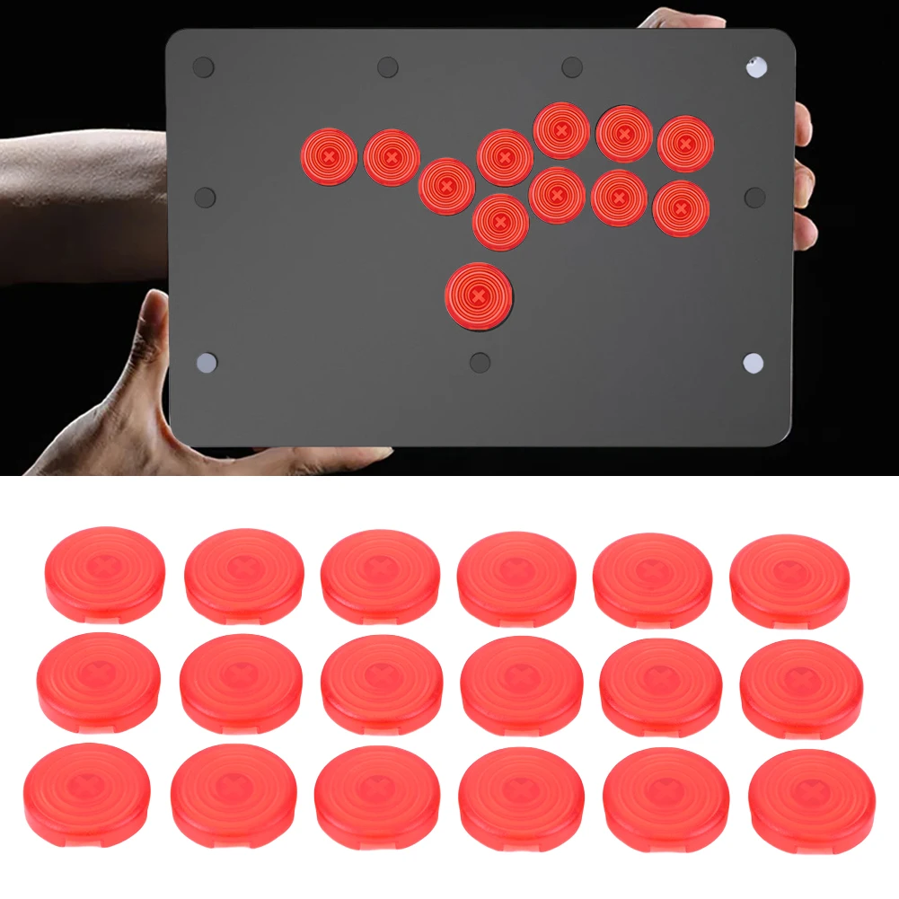 

18 шт. сменных колпачков для механических кнопок, совместимых с переключателями Kailh/Cherry/TTC