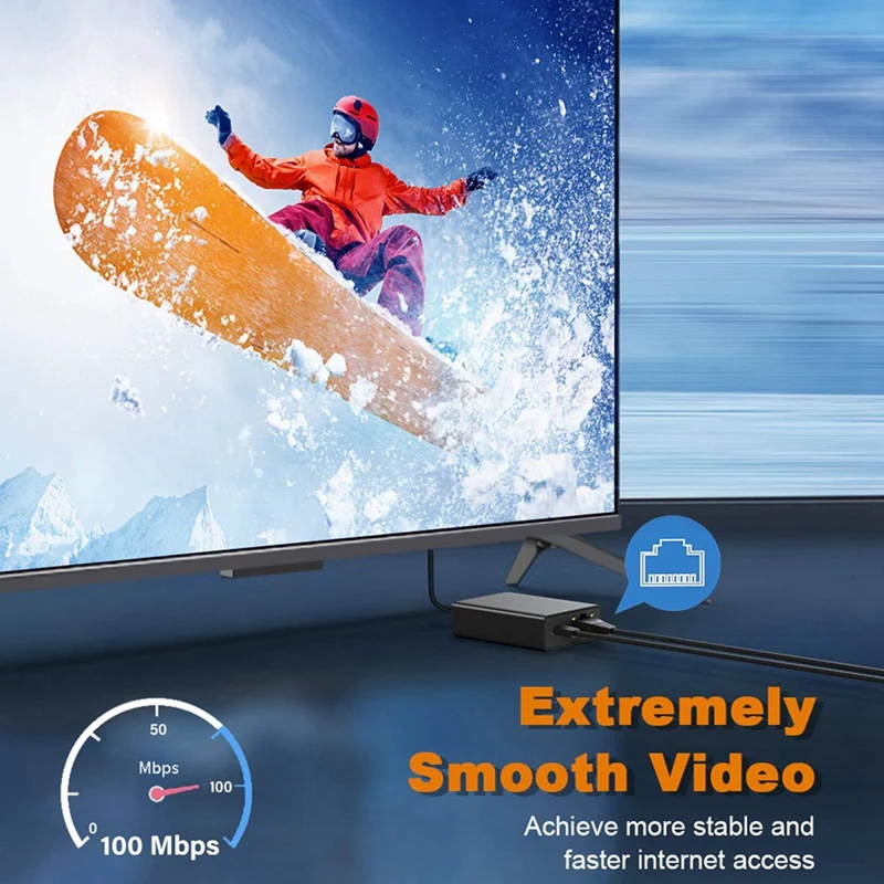Adaptateur Ethernet Micro-USB vers 100m, carte réseau pour routeur de commutateur Ethernet 4K Fire TV Stick, 5 pièces