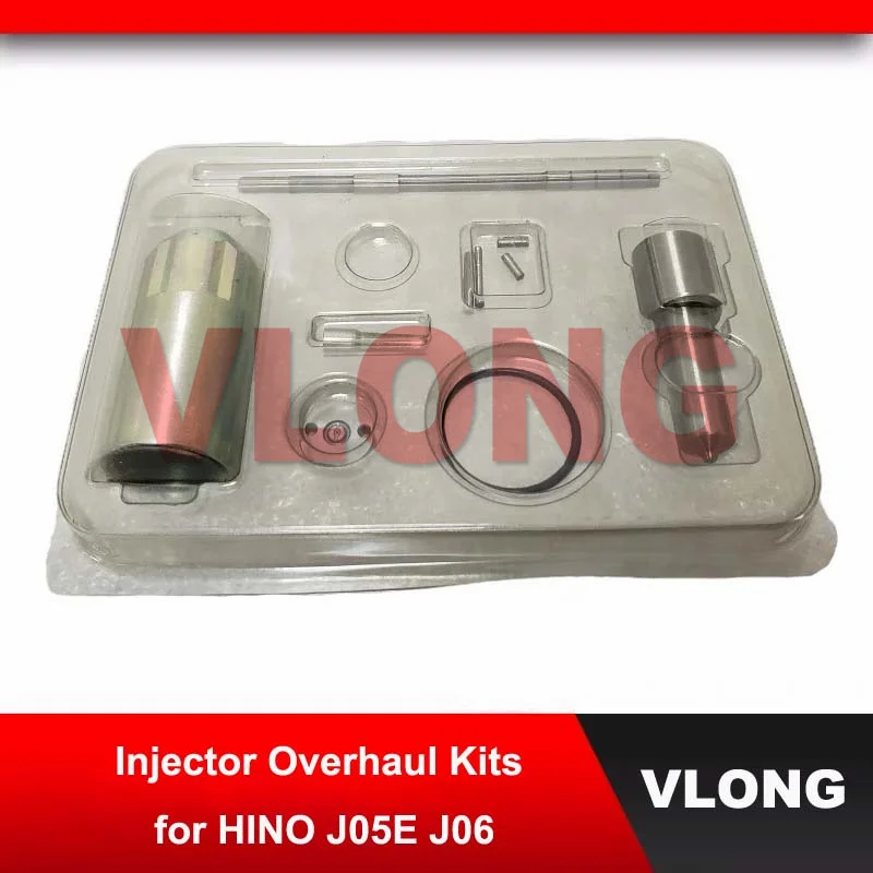 

Diesel Injector Overhaul Kits For Kobelco SK200-8 SK260-8 HINO J05E J06 Repair Parts Nozzle 095000-6353 23670-E0050 23910-1440