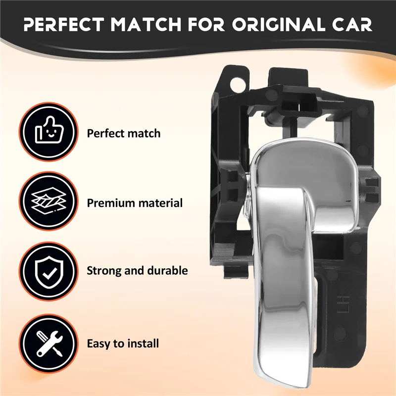 

QB-Interior Inner Door Handle Front Rear For Nissan Qashqai J10 2007-2013