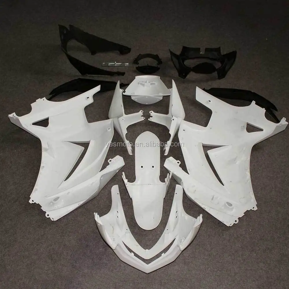 Unpainted ABS Injection Fairings Kit Body Work For Kawasaki Ninja 250R 2008 2009 2010 20112012