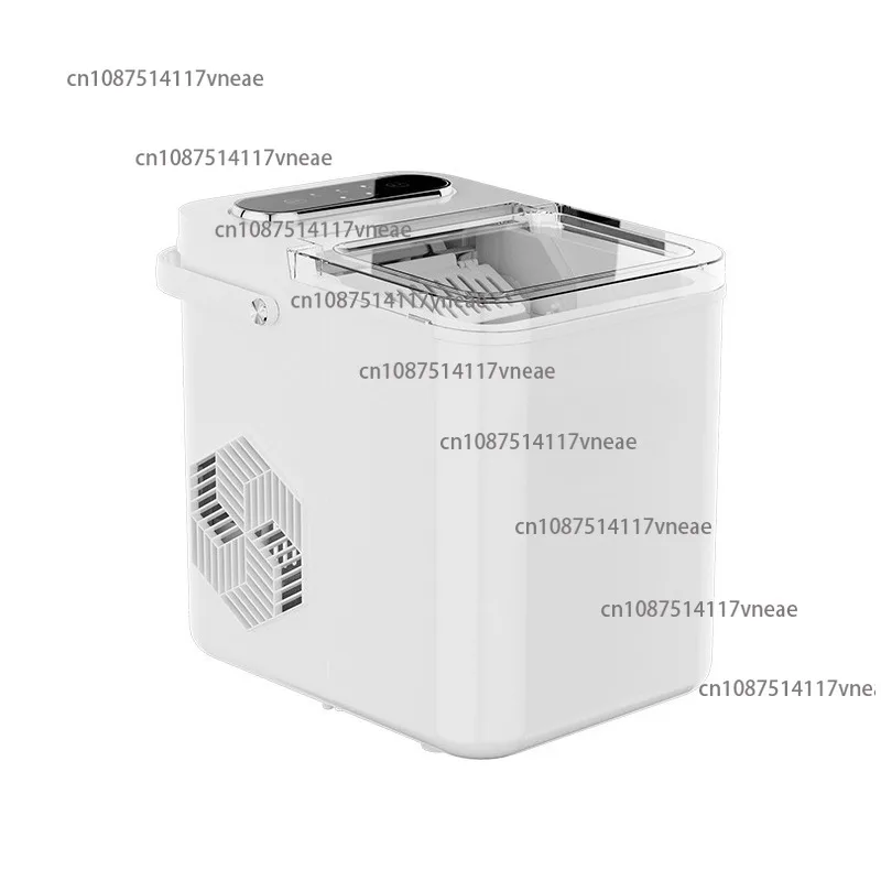 Compact Home/Dorm Ice Maker Fully Automatic for Bubble Tea Shops, Coffee Stalls, and Commercial Use