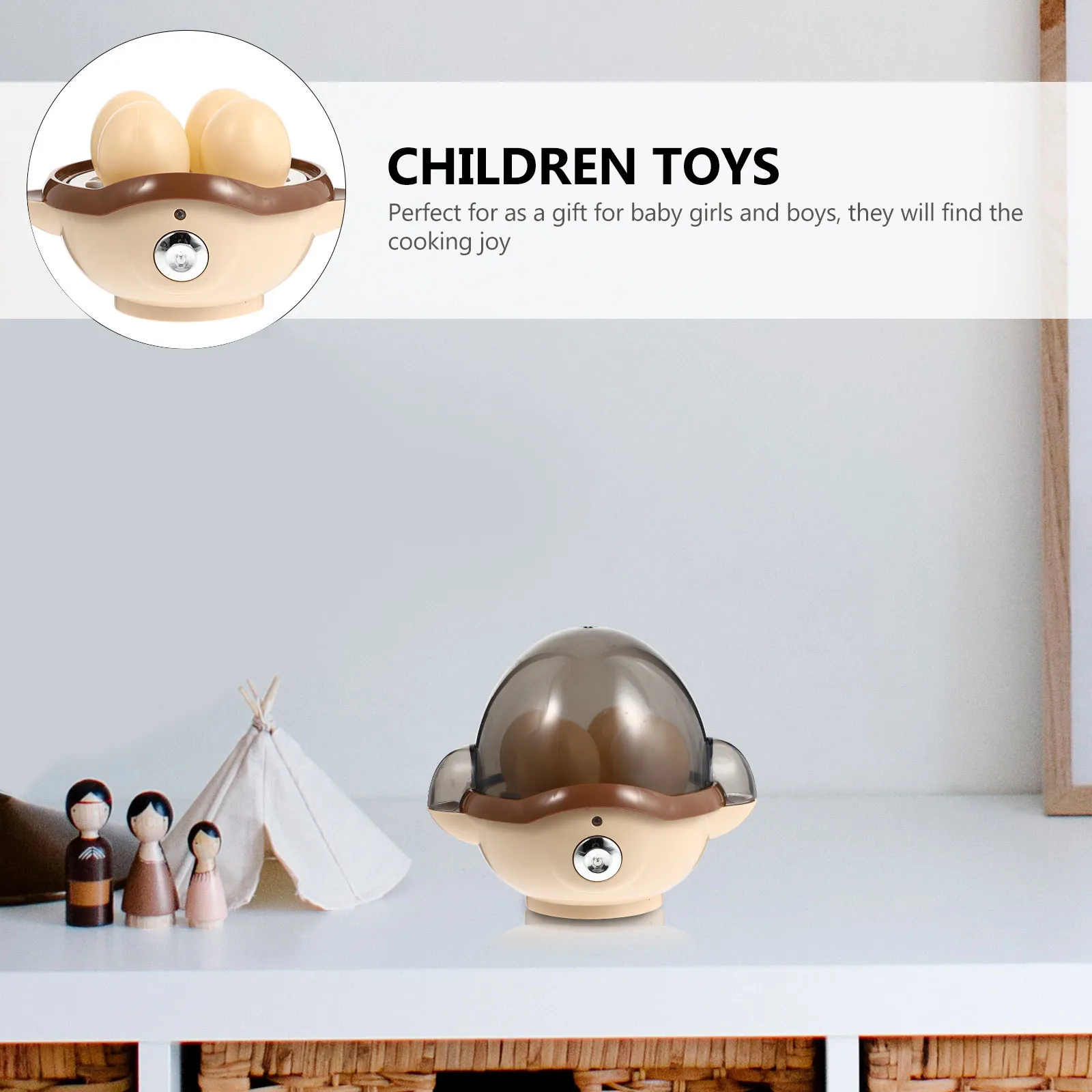 

Игровой набор-симулятор пароварки для яиц, 1 шт., развивающая игрушка для детей, многофункциональная игрушка для приготовления пищи, подарок для мальчиков и девочек