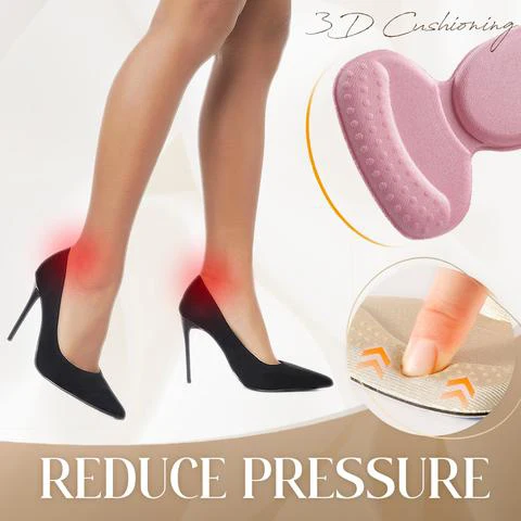 Heels Cushioning Pads Thickened Foam Heel Protector Adds Volume for Women And Men Daily Use