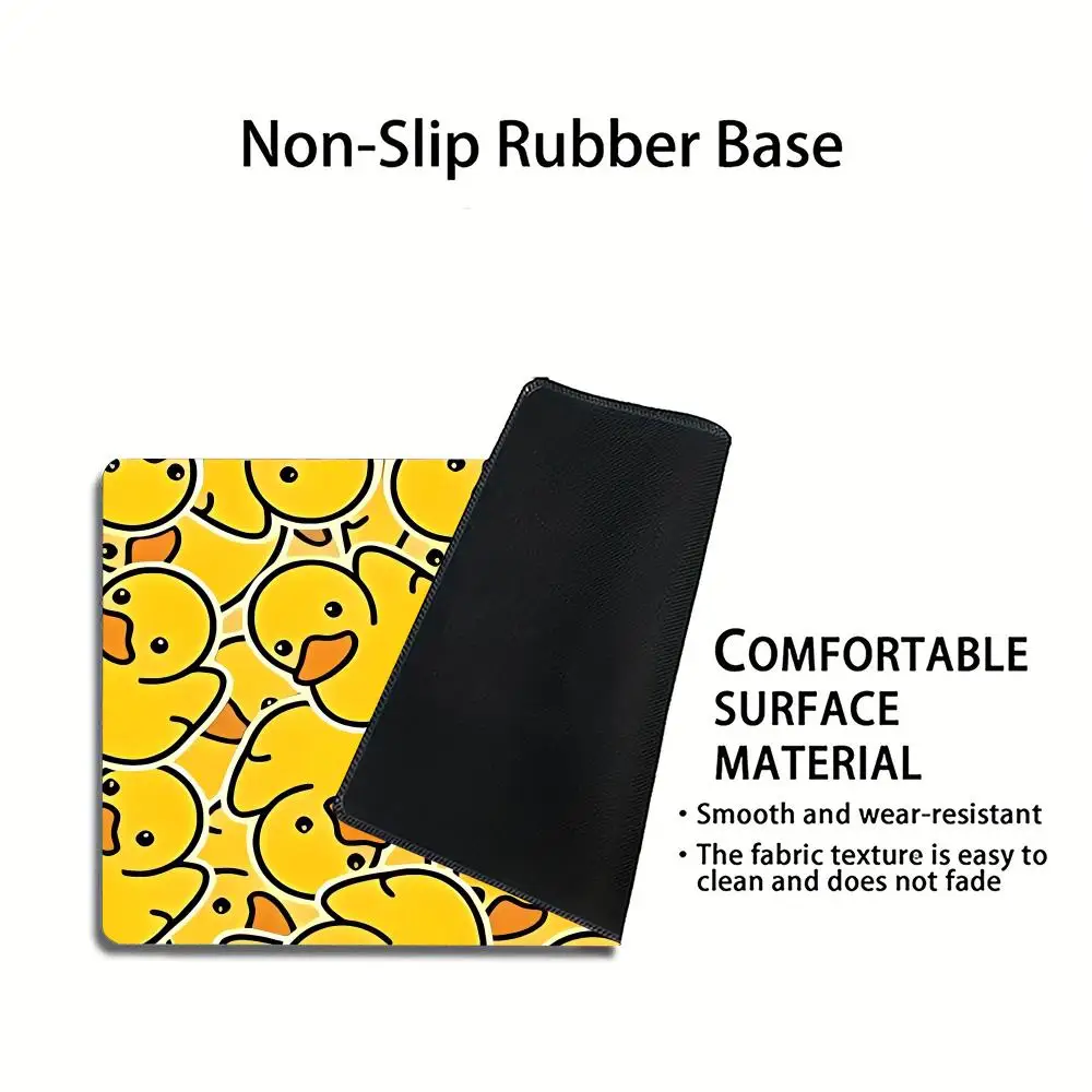 

Cute Little Yellow Duck Mouse Pad 90x40cm Large Computer Office Gaming Desk Mat XXL Rubber Non-Slip Gaming Keyboard & Mouse Pad
