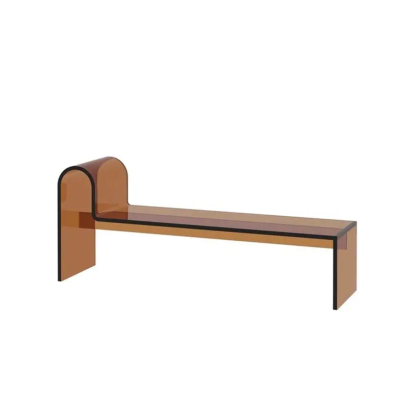 

Transparent acrylic home shoe change stool, clothing store chief, shoe stool, fitting room rest stool, light luxury