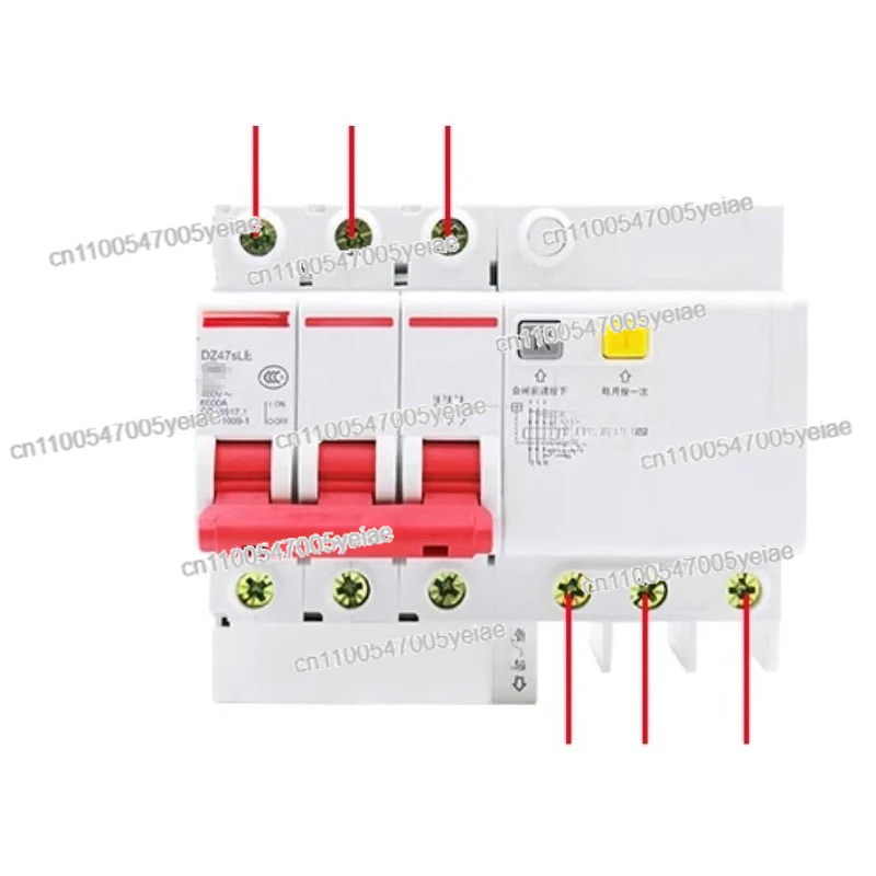 Для автоматического выключателя защиты от утечки DELIXI DZ47sLE 3P Для автоматического выключателя защиты от утечки DELIXI DZ47sLE 3P