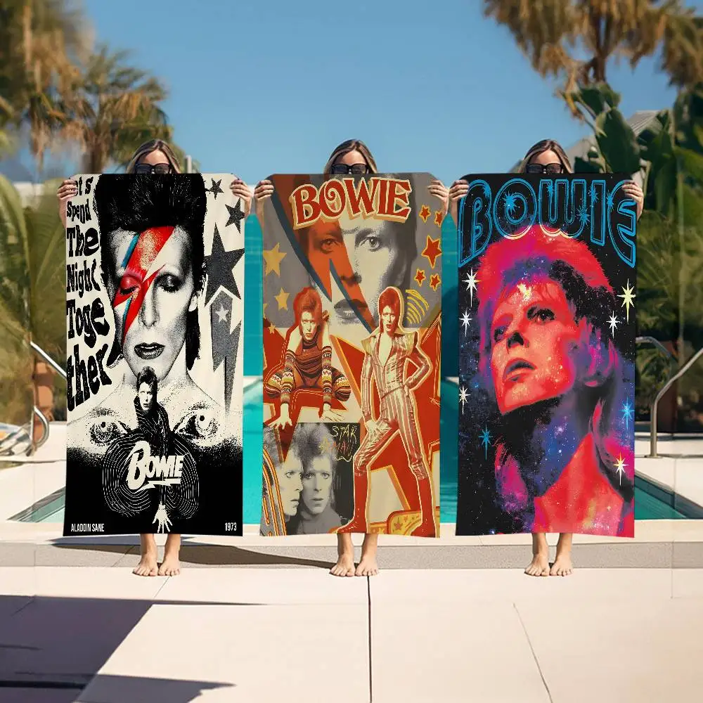 Musician D-David B-BowieS Big Microfiber Beach Towels Quick Dry Towel Sand Beach Towels Pool Towel for Travel Swim Pool Yoga