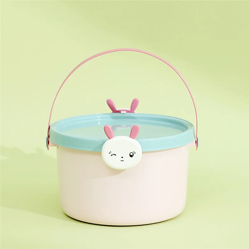 ABWE-2PCS ถัง Building Blocks Organizer ถังเก็บถังขนมเด็กพลาสติกถังทรายถังน้ํา