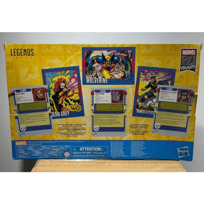

Оригинальная серия Marvel Legends X-MEN WOLVERINE/JEAN GREY/CYCLOPS, фигурки-модели, игрушки, подарок