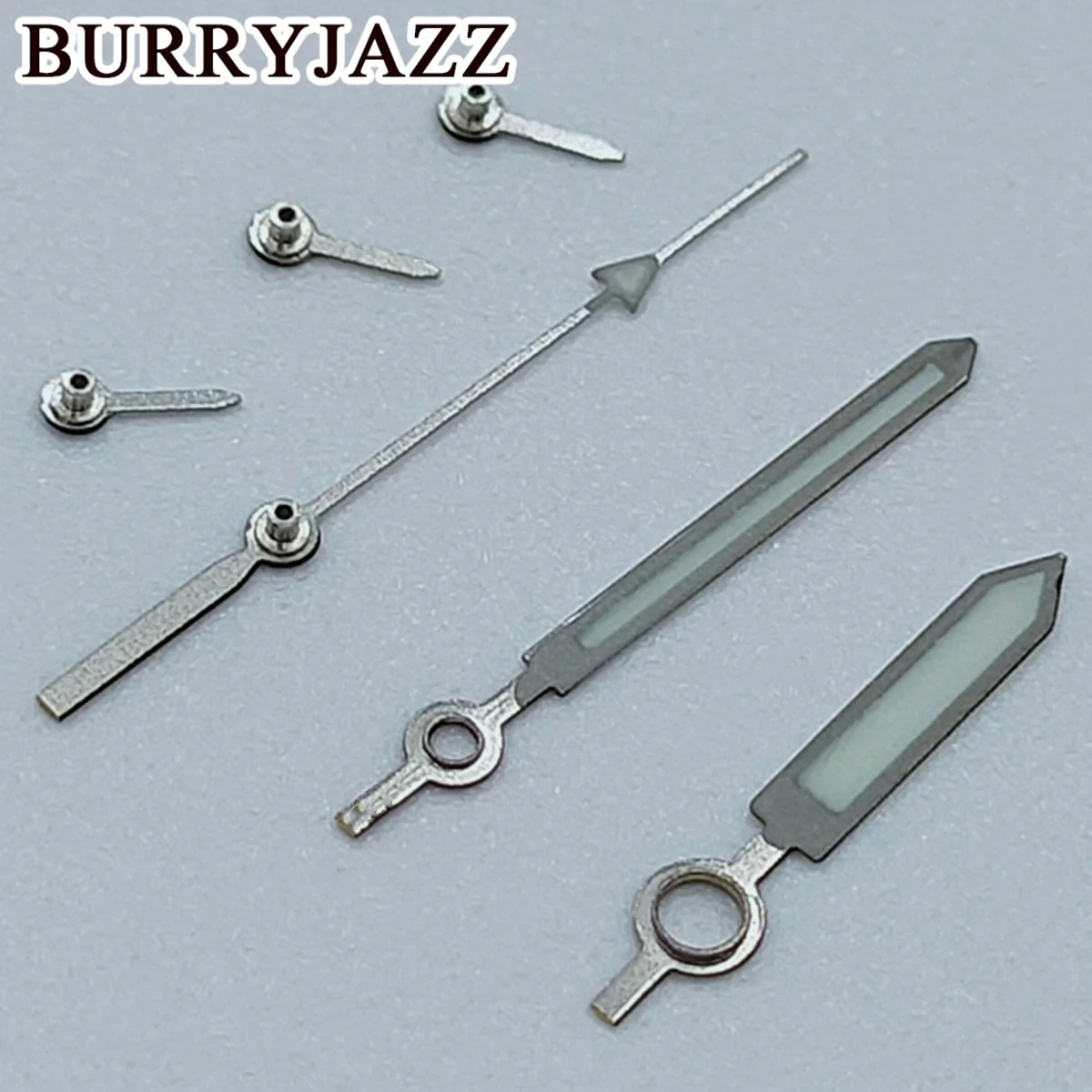 BURRYJAZZ VK63 Watch Hands Green Luminous 32.5mm Dial 6 Pointer Suitable For Quartz Movement VK63A Watch Pointer Accessories